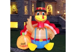 Mindscope Products Inc. 6-Ft. Inflatable Turkey