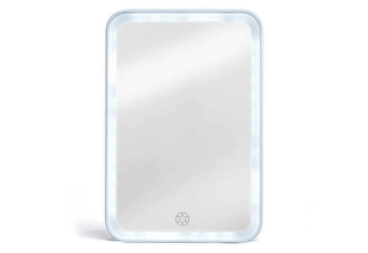 Sharper Image Full-Face LED Travel Mirror