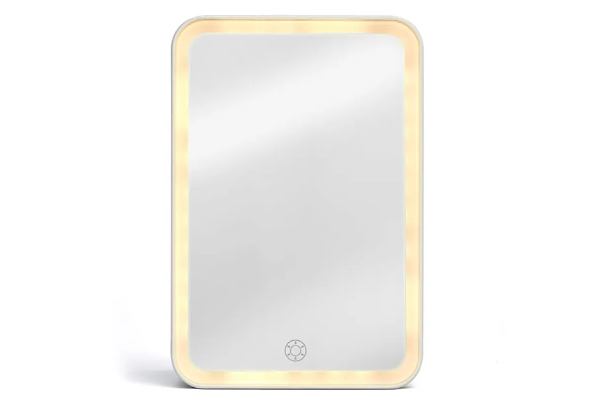 Sharper Image Full-Face LED Travel Mirror