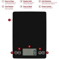 Escali Corp dba Kitchen Supply Glass Digital Food Scale