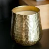 Unplug Soy Candles LLC Gold Hammered Soy Candle