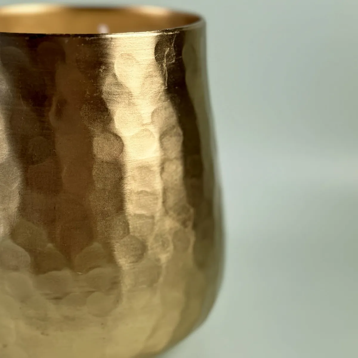 Unplug Soy Candles LLC Gold Hammered Soy Candle
