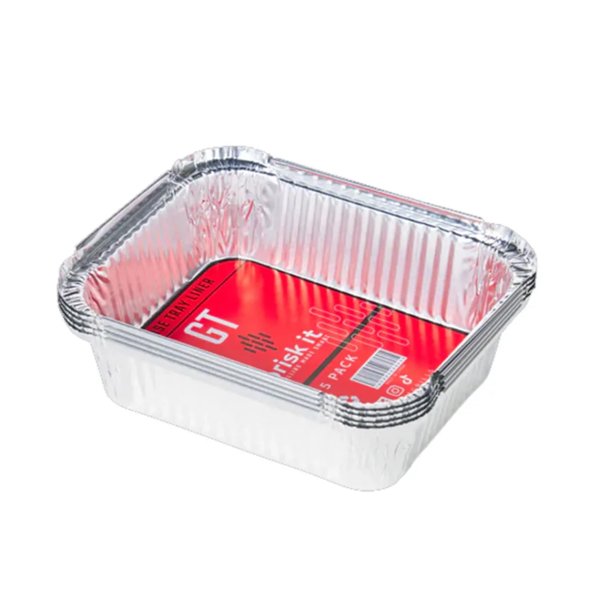 Brisk It Labs, Inc Grease Tray Liner for Smart Wood Pellet Smoker Grill (Set of 5)