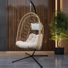 Sharper Image Hanging Nest Chair with Stand