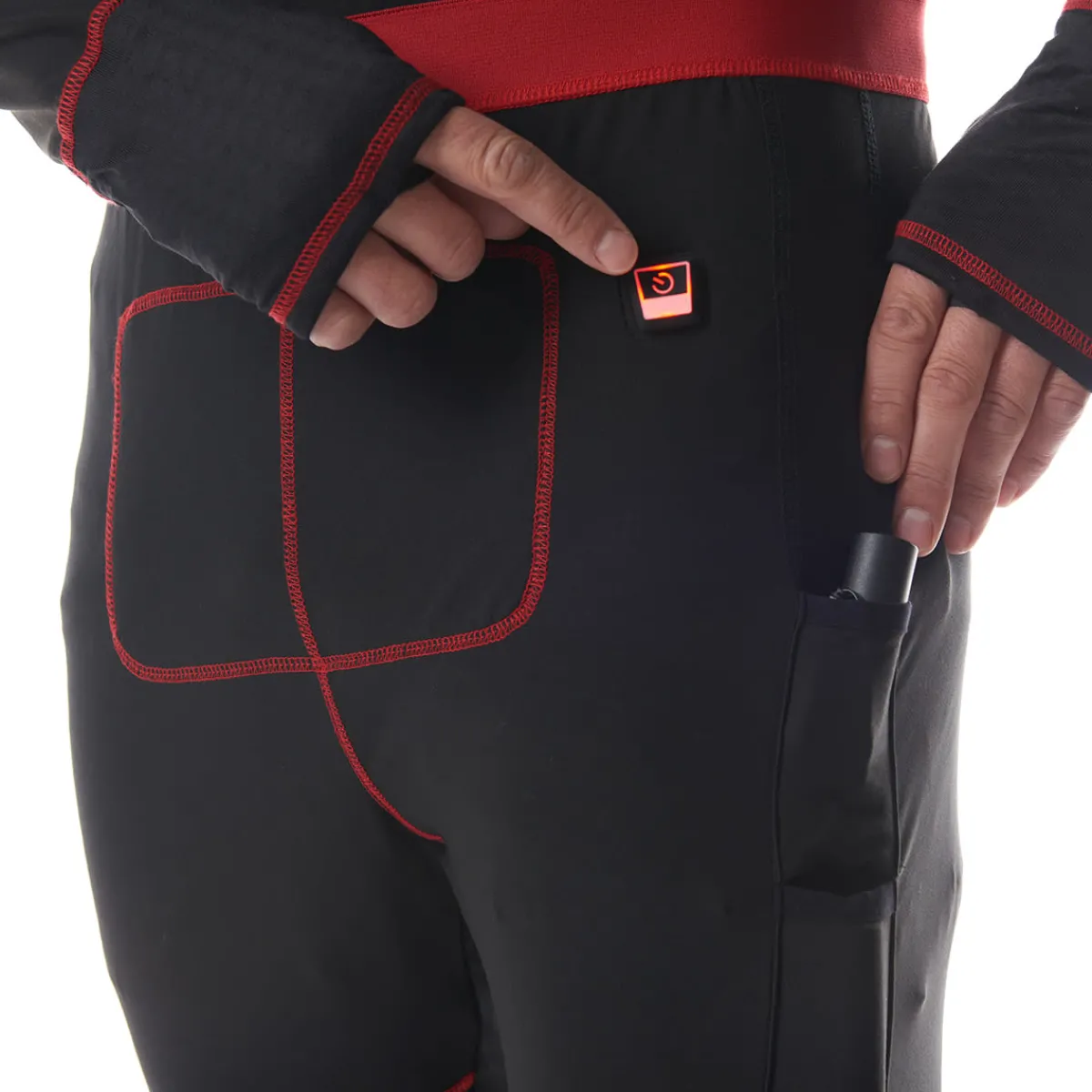 Sharper Image Heated Pants Base Layer by