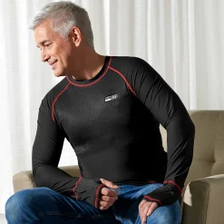 Sharper Image Heated Shirt Base Layer by