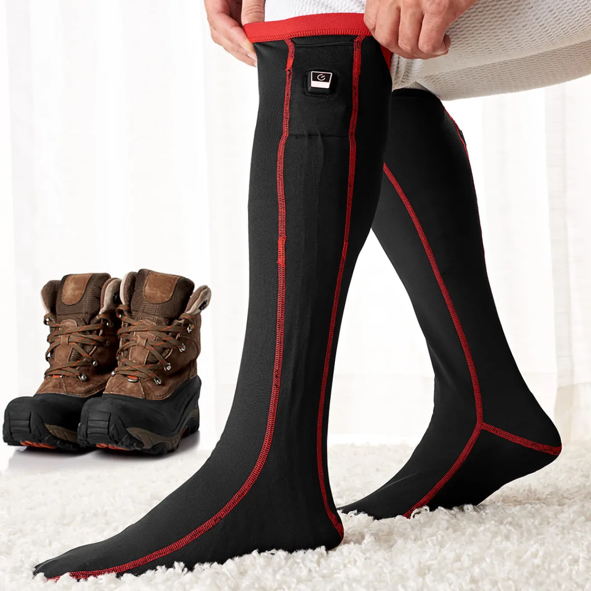 Sharper Image Heated Socks by