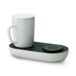 Sharper Image Heating/Cooling Beverage Base with Wireless Charging by