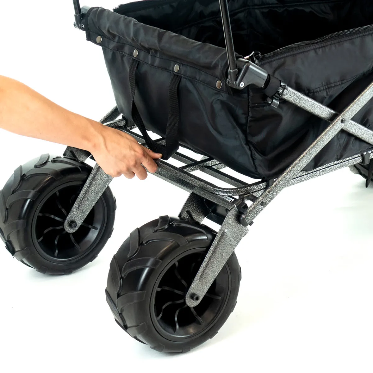 Creative Outdoor Distributor Heavy Duty Folding Wagon with Canopy
