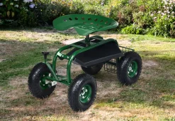 Golf Gifts and Gallery Heavy Duty Rolling Garden Seat