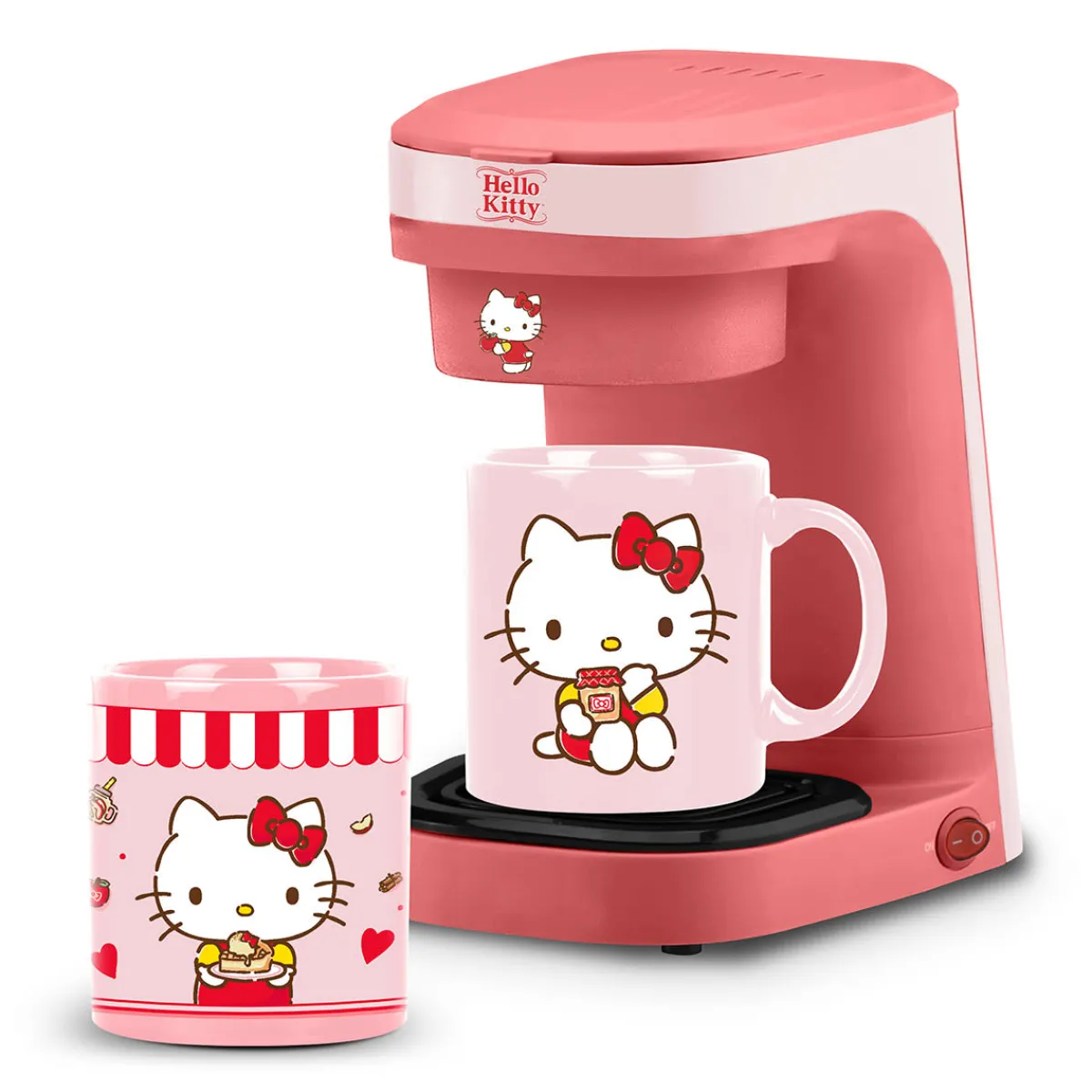 Glowstone LTD Hello Kitty Single Cup Coffee Maker Gift Set