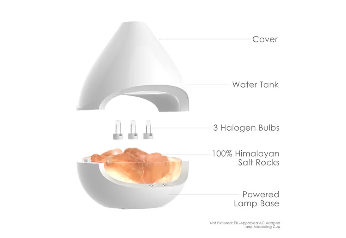 Unilution, Inc. Himalayan Salt Lamp and Diffuser