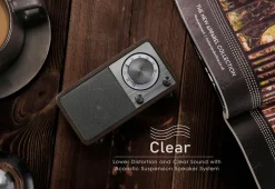 Sangean America, Inc. Iconic Tabletop Radio and Bluetooth Speaker