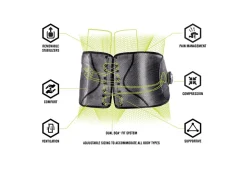 DJO CONSUMER LLC 4-in-1 Adjustable Back Brace