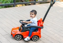 Kids Best Ride on Cars 4-in-1 BMW Push Car