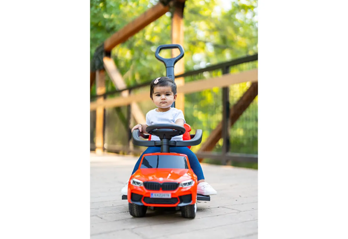 Kids Best Ride on Cars 4-in-1 BMW Push Car