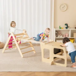 GoPlus (Costway) 7-in-1 Climbing Toy Connected Table and Chair Set