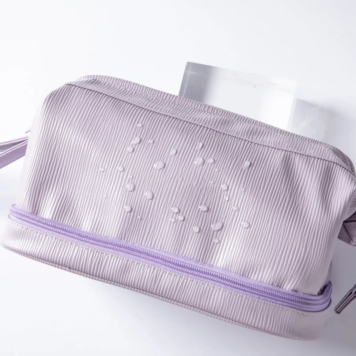 RQ Innovasions formerly FarB Trading Ltd. 2-in-1 Cosmetic Case with Makeup Brush Compartment