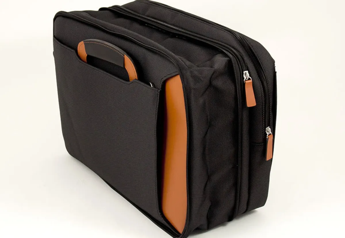 Bey-Berk International Inc 3-in-1 Executive Laptop Bag