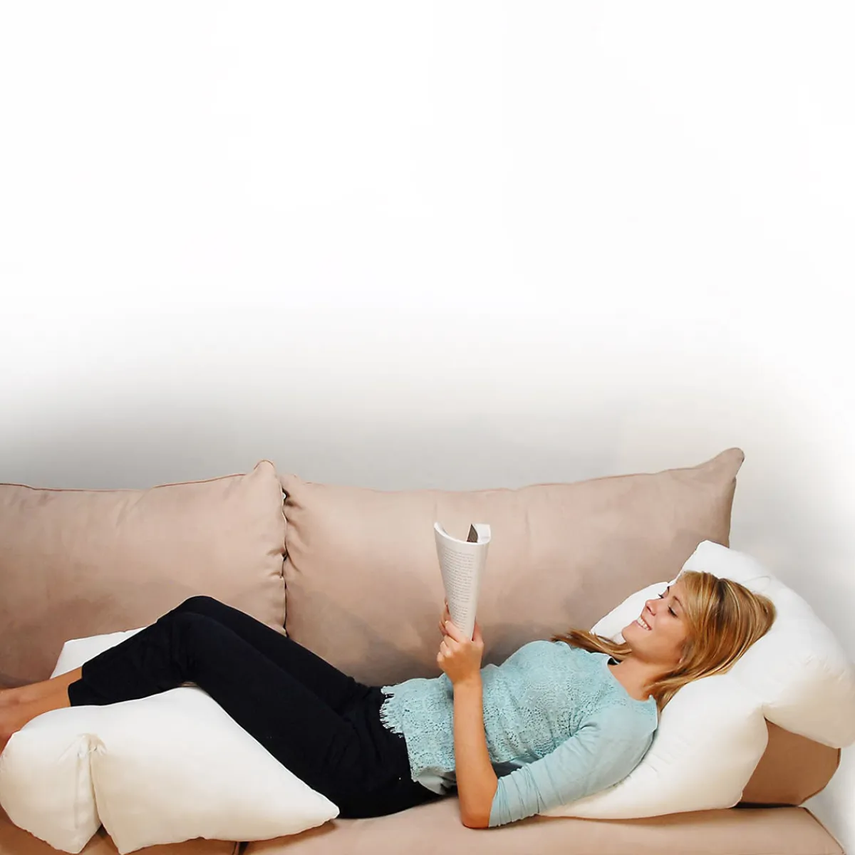 Sharper Image 10-in-1 Flip Pillow by