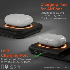 Hypercel 4-in-1 Foldable Apple Charging Station