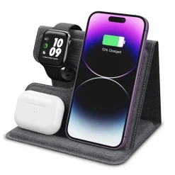 SCTP Inc (RSPA and Sungale) 3-in-1 Foldable Wireless Charging Stand