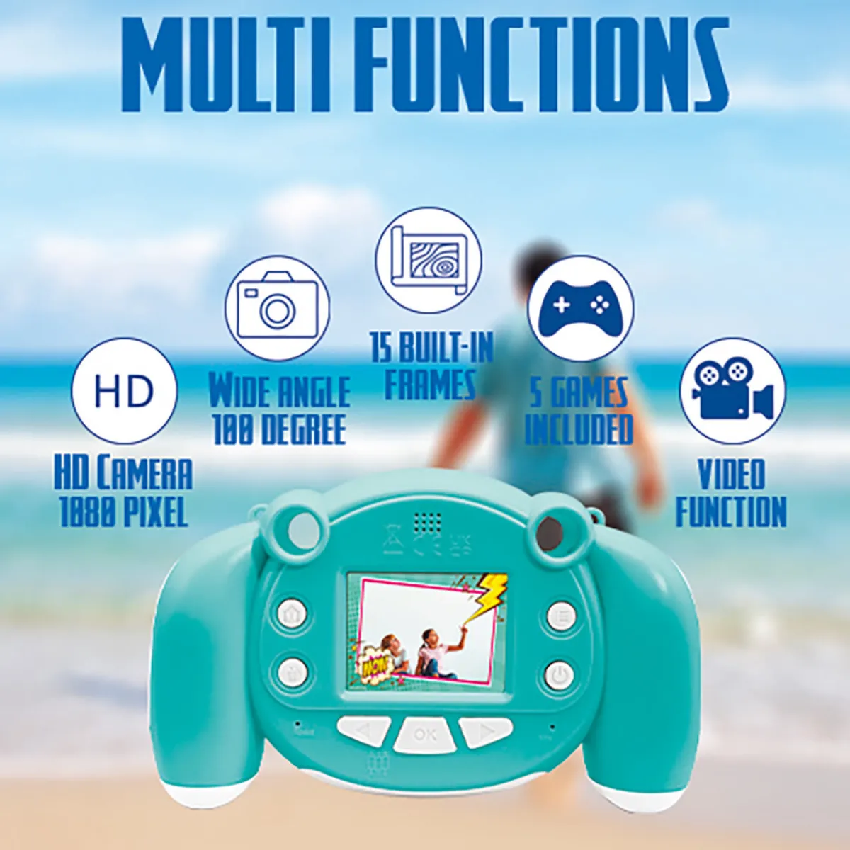 LEXIBOOK AMERICA INC 4-in-1 Kids Digital Camera