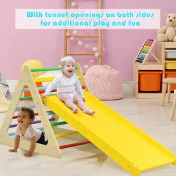 GoPlus (Costway) 5-in-1 Kids Triangle Climber Play Gym Set