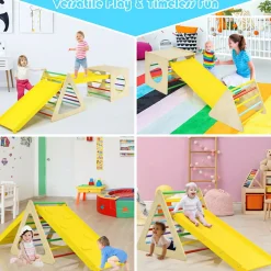 GoPlus (Costway) 5-in-1 Kids Triangle Climber Play Gym Set