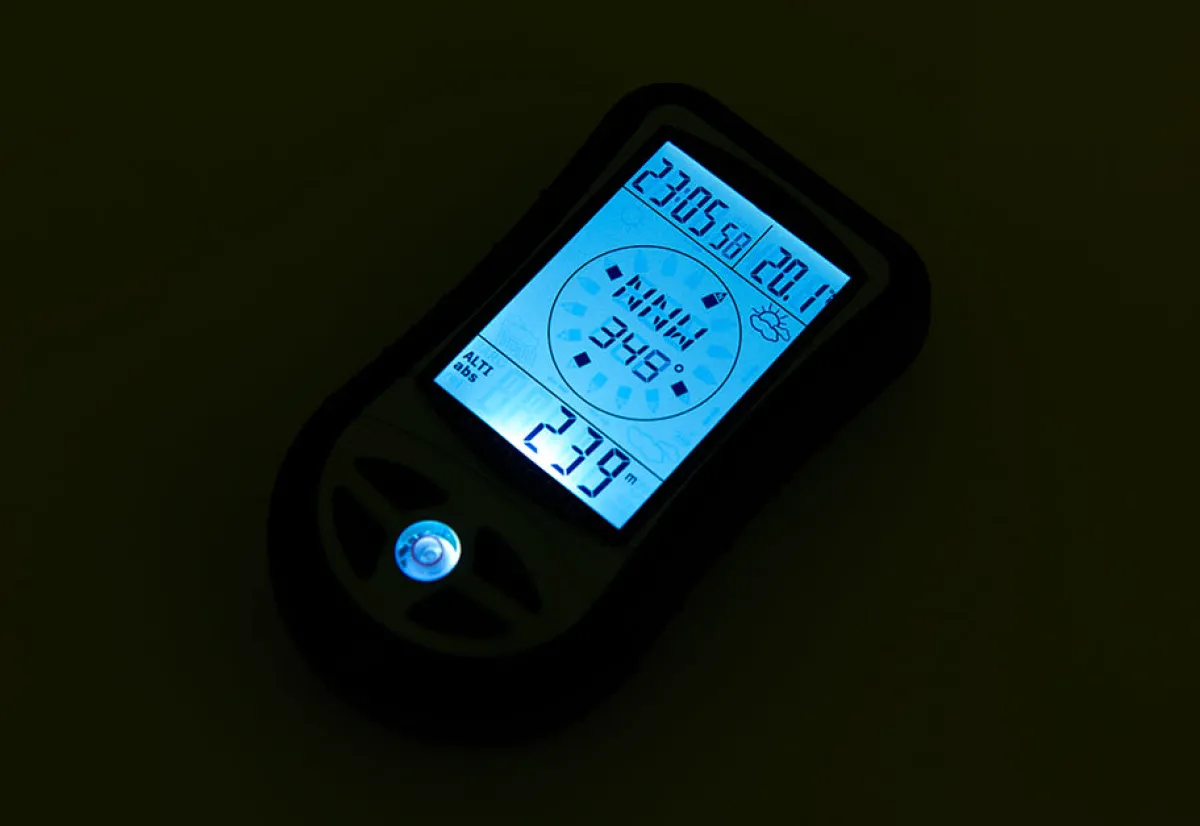 Sharper Image 8-in-1 Multifunction LCD Digital Compass