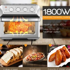 HS - Hinersound Technology Co., Limited 7-in-1 Professional Convection Air Fryer Toaster Oven