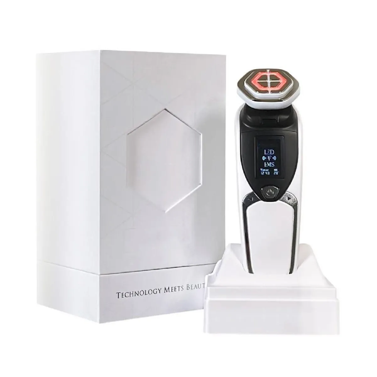 Bibas Wholesale And Retail Inc 3-in-1 Skin Tightening Facial Therapy Device