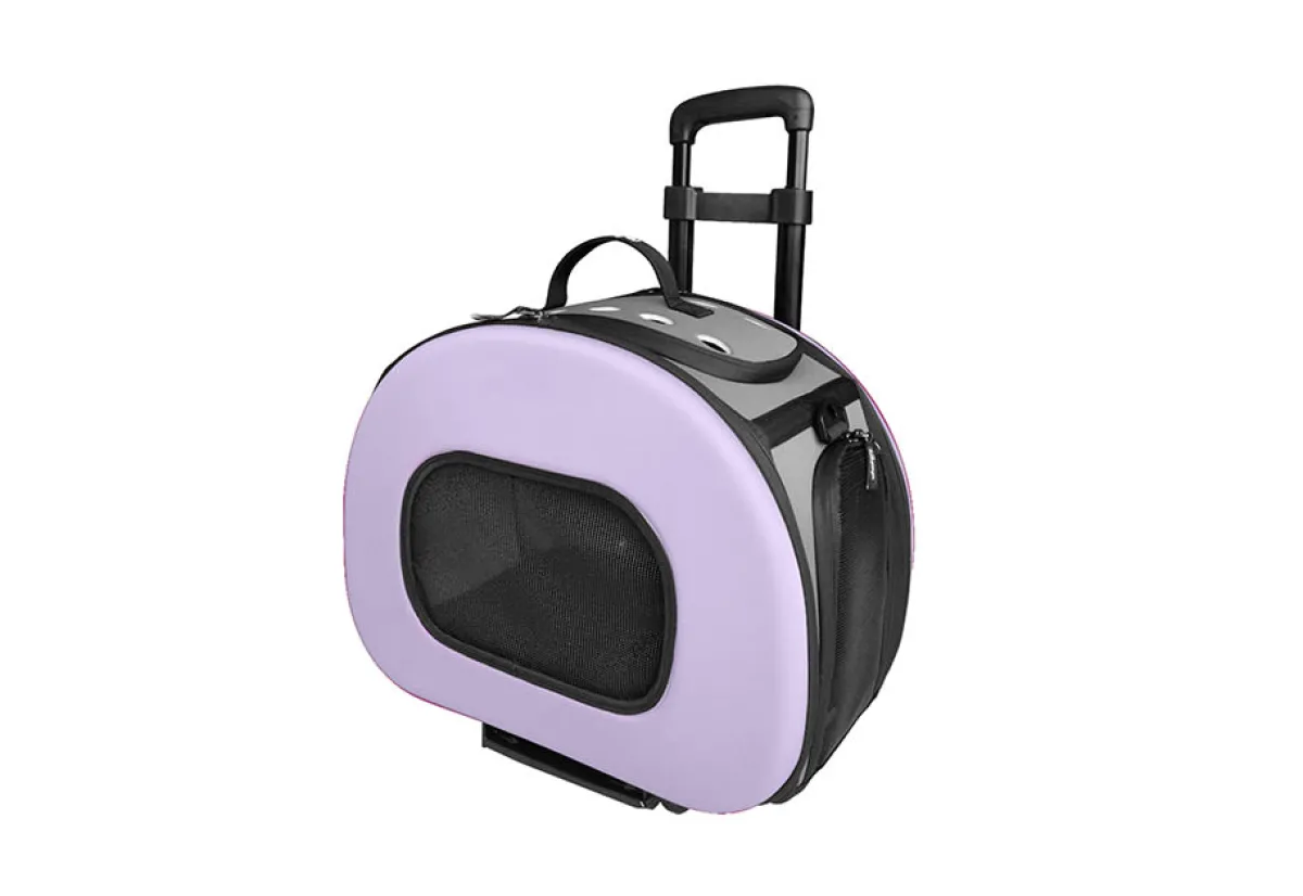 Delk Products, Inc. 2-in-1 Tough-Shell Wheeled Pet Carrier