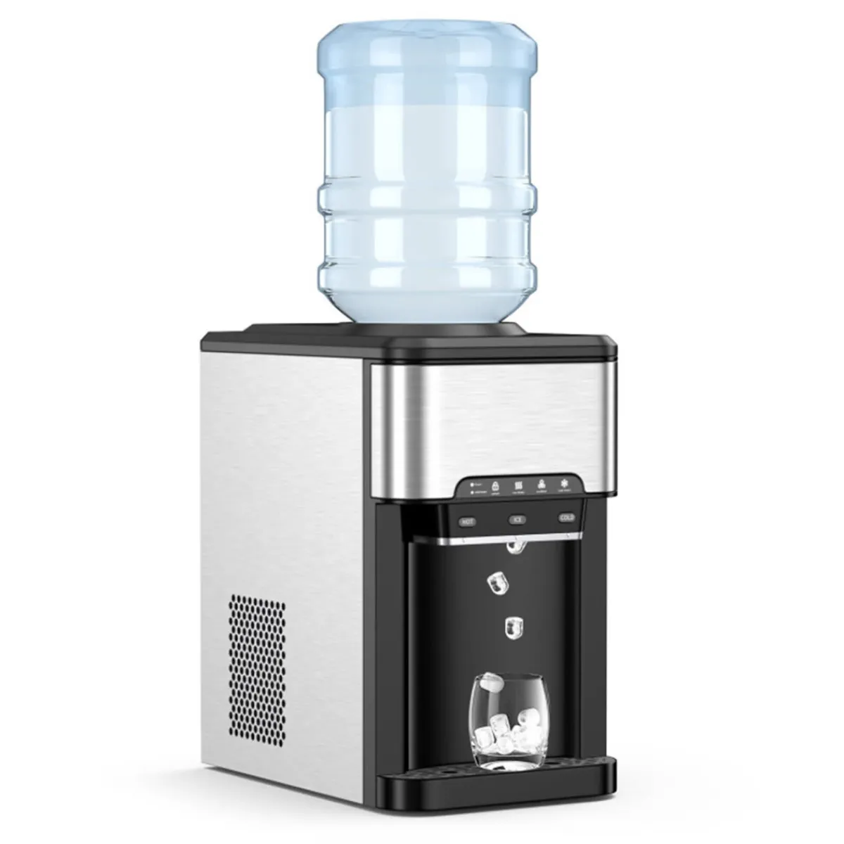 Sharper Image 3-in-1 Water Cooler with Built-In Ice Maker