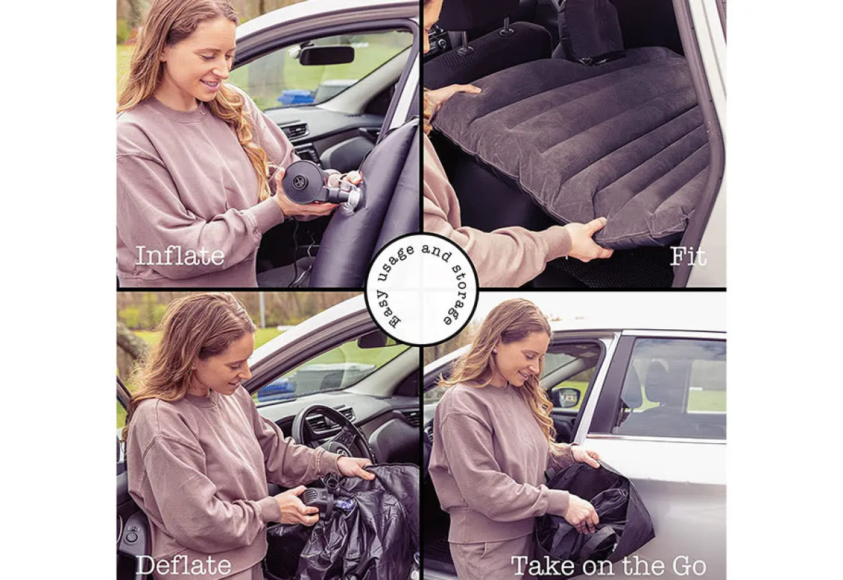 ZoomBroom Inc. Inflatable Car Mattress