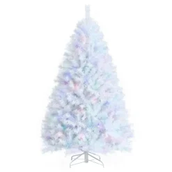 Village Lighting Company Iridescent Artificial Hinged Christmas Tree