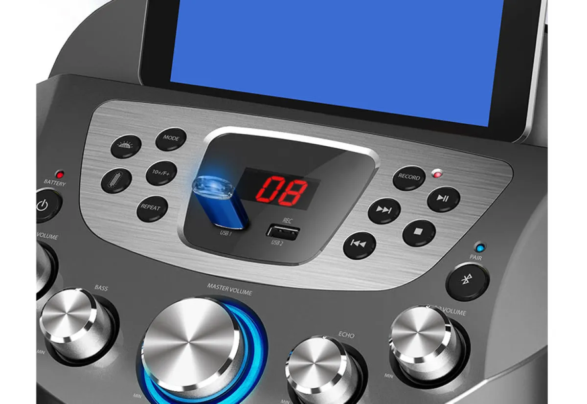 Odash Inc. Karaoke Party Machine with Bluetooth