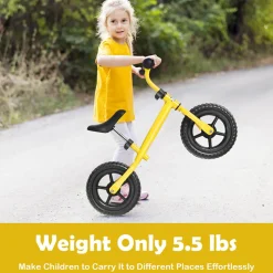 Kids DTI Direct Inc Kids Adjustable No Pedal Balance Bike