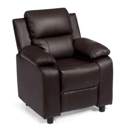 Kids GoPlus (Costway) Kids Deluxe Recliner Chair with Storage Arms