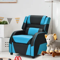 Kids GoPlus (Costway) Kids Gaming Sofa Recliner with Headrest and Footrest