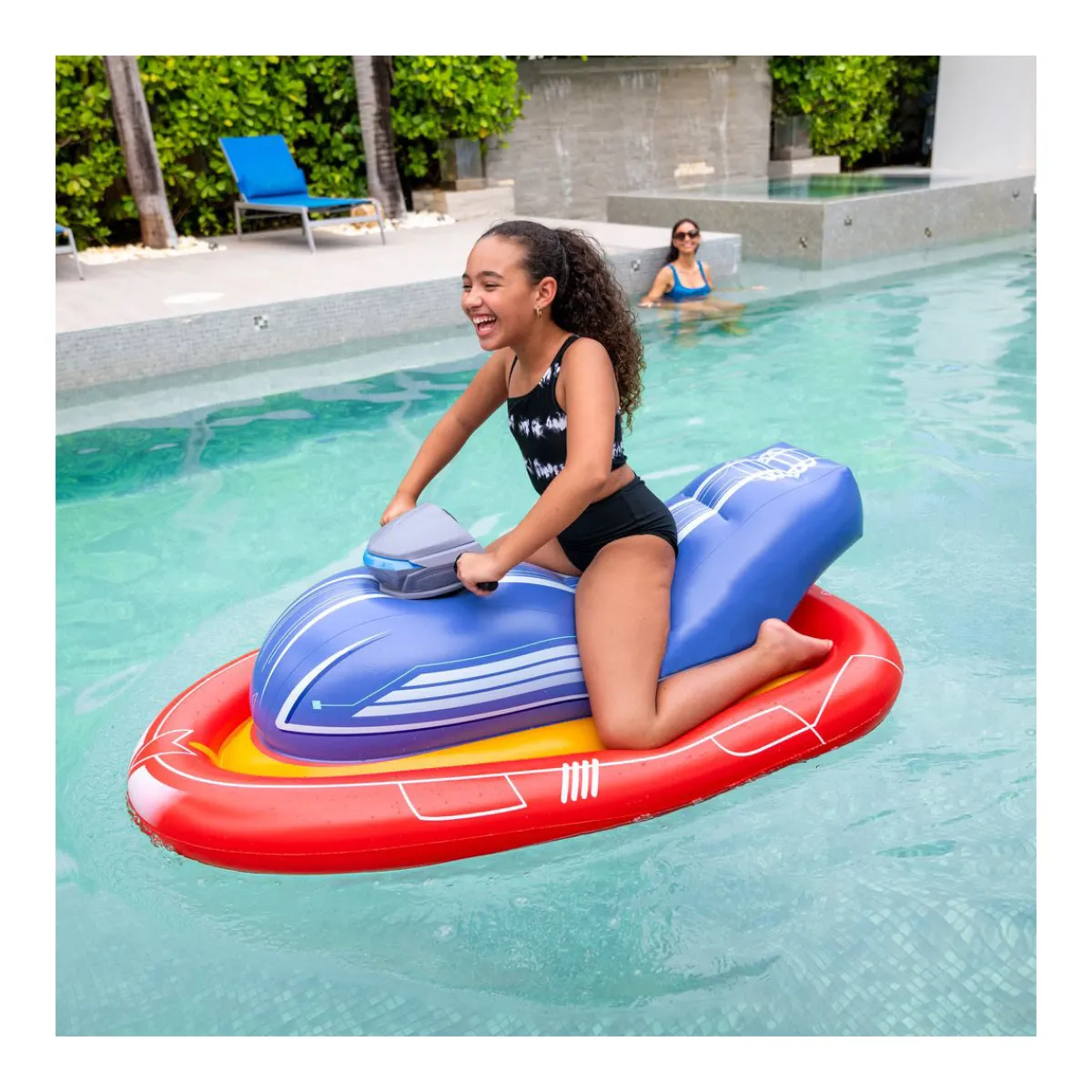 B u0026 D Group Kids Motorized Pool Ride-On Jet Runner
