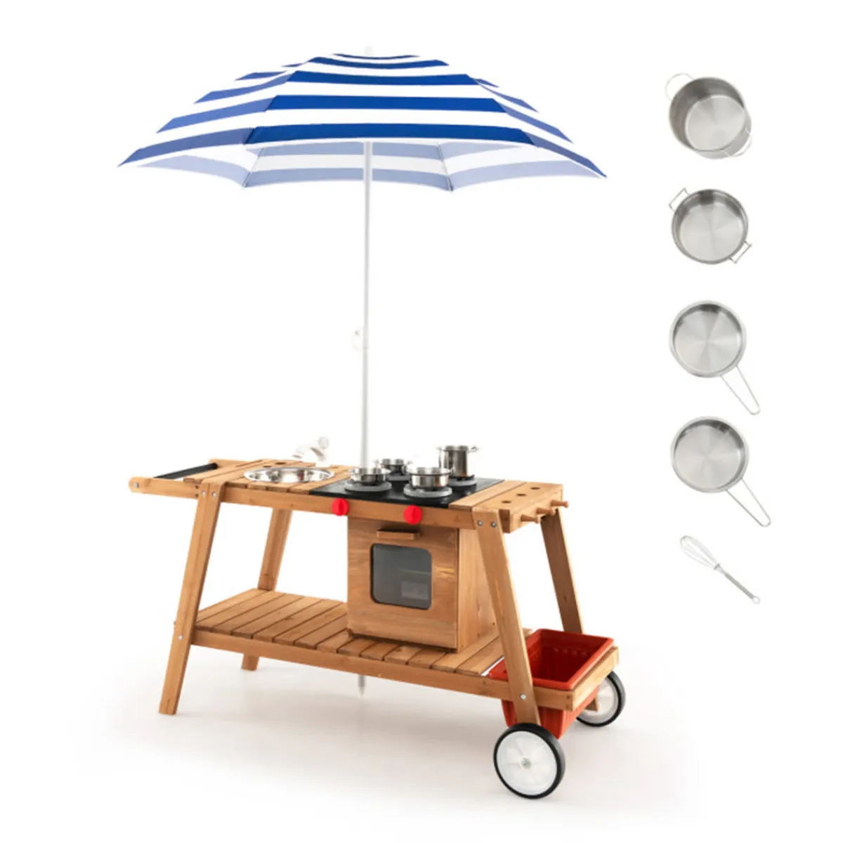GoPlus (Costway) Kids Play Trolley with Sun Proof Umbrella
