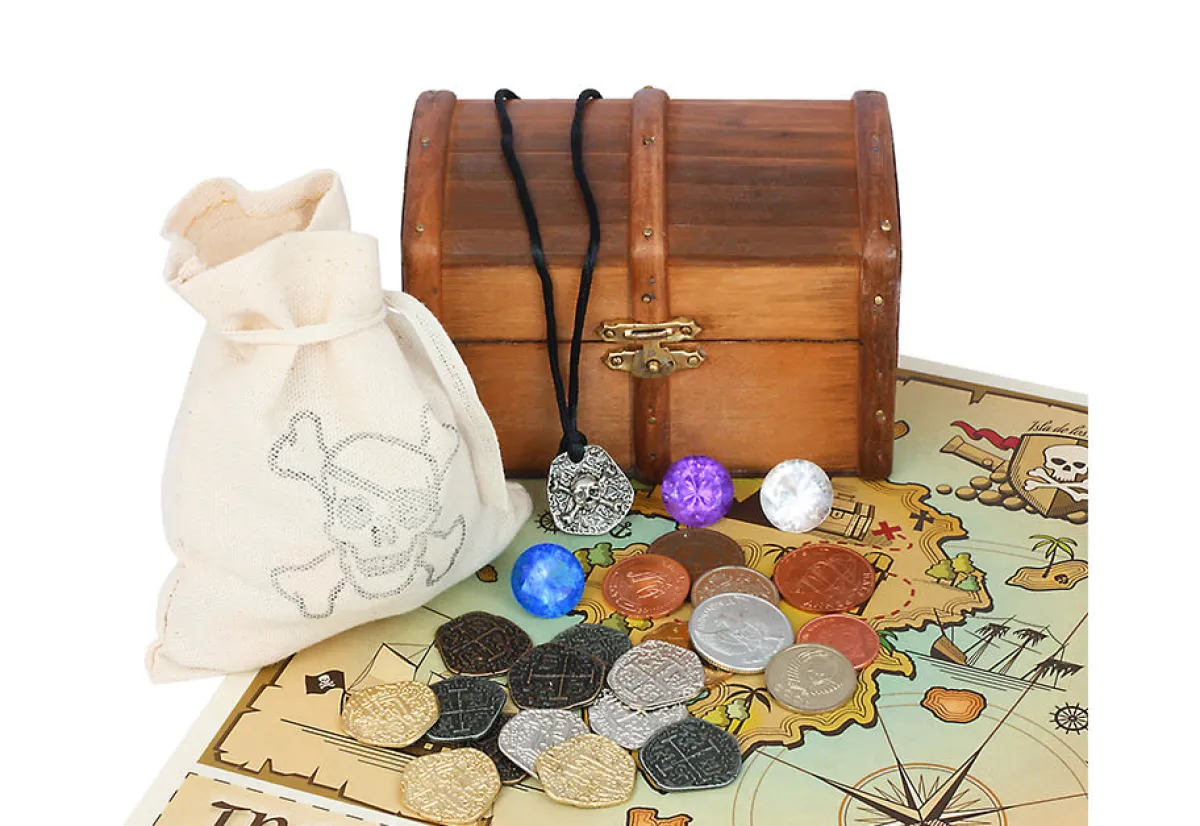 UPM Global LLC Kid's Pirate Treasure Chest