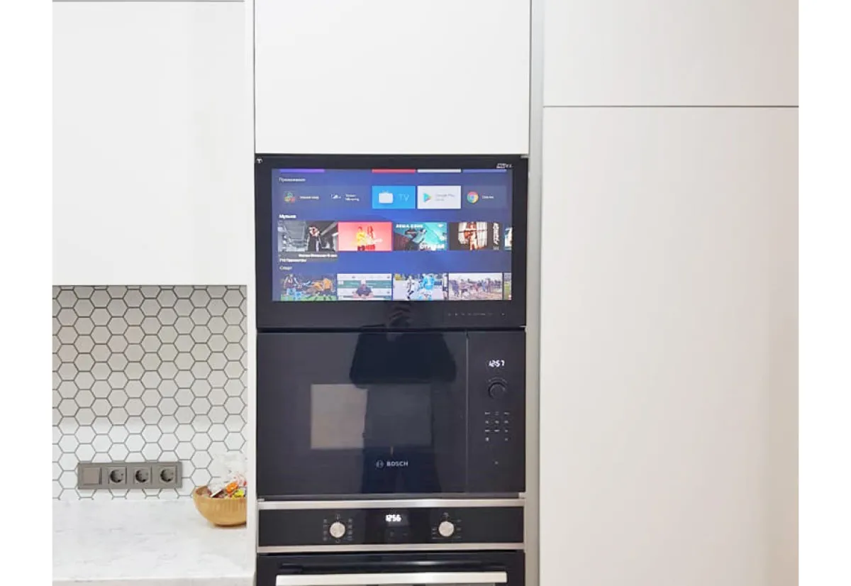 ParallelAV Inc Kitchen Cabinet Door SMART TV