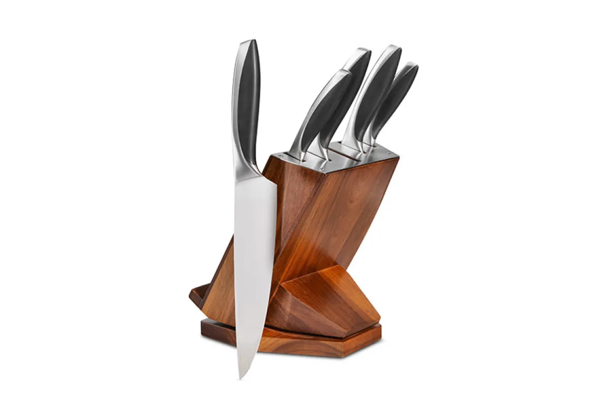 THAT! Inventions Inc Knife Block Set with Tablet Holder