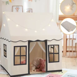 GoPlus (Costway) Large Kids Play Tent with Star String Lights