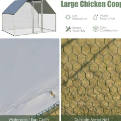 GoPlus (Costway) Large Walk In Chicken Run Cage