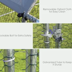 GoPlus (Costway) Large Walk In Chicken Run Cage