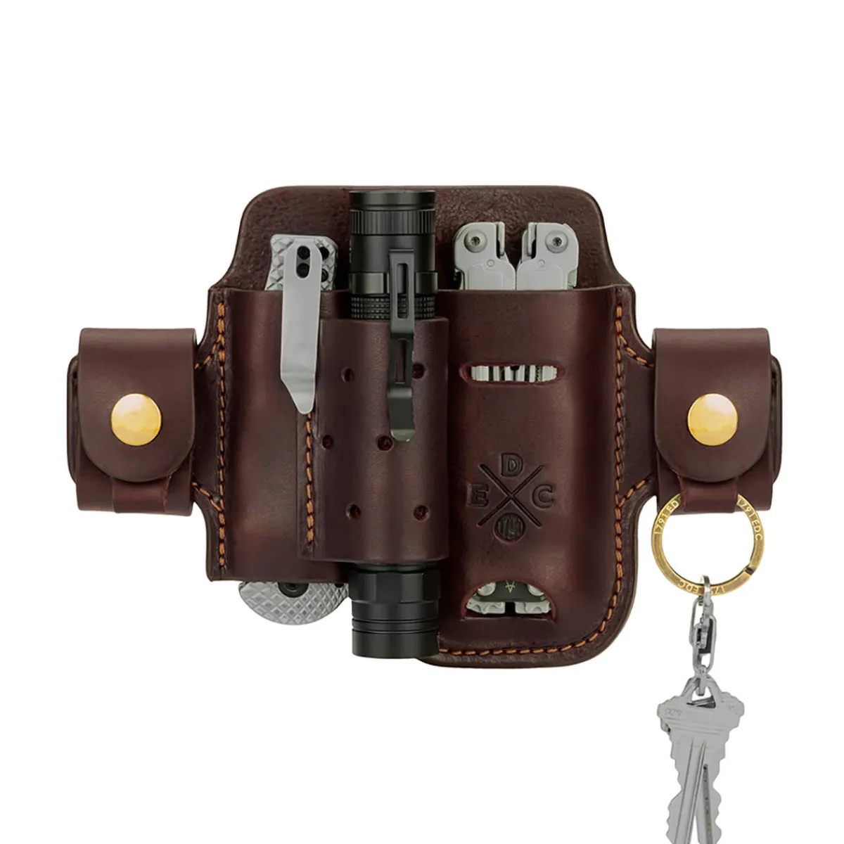 1791 Outdoor Lifestyle Group, LLC Leather Multitool Action Snap Belt Sheath
