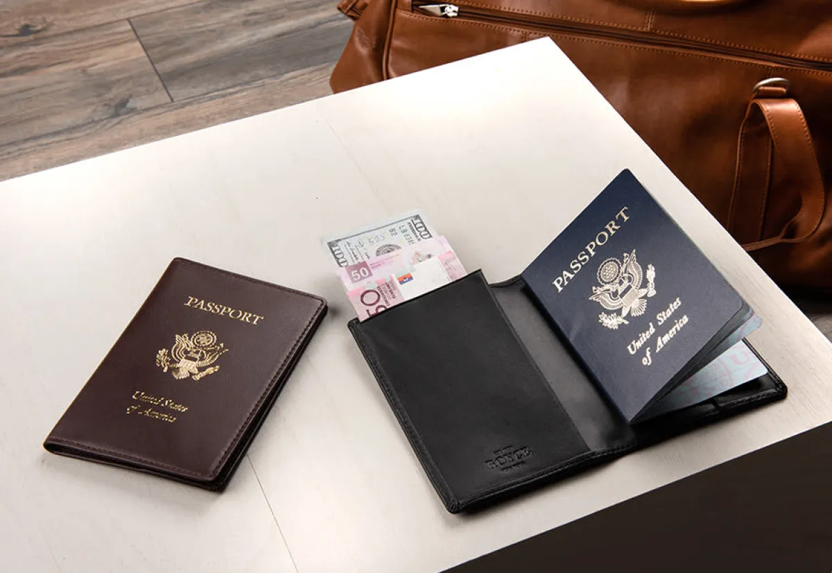 Emporium Leather Co. dba Royce Leather Leather RFID Passport Holder